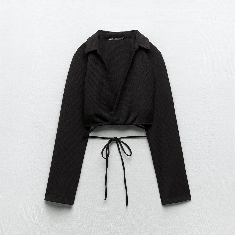 Zara textured top. Size XL